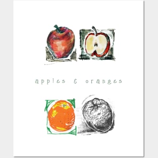 Apples and Oranges. Posters and Art